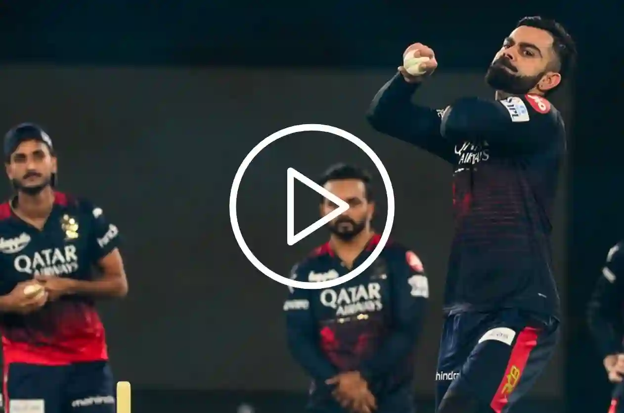 [Watch] Virat Kohli Sweats Hard While Bowling in Nets Before SRH vs RCB